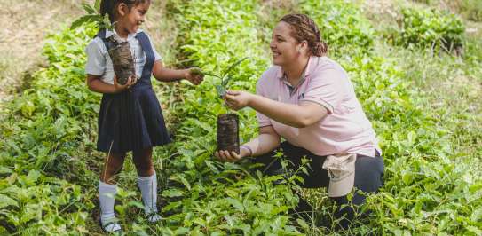 Mother and daughter in Nicaragua