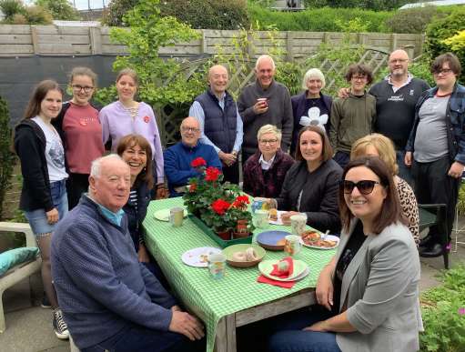 Dining al fresco for Christian Aid Week