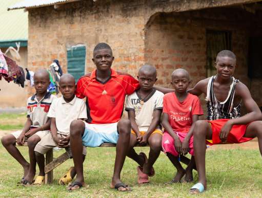 Imote Ioryue, a young father in Nigeria.