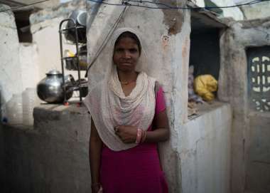 30-year-old Ranjita has three children, and started work as a scavenger when she was just nine-years-old.